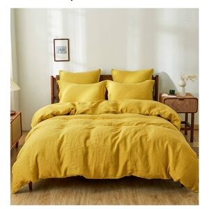 Golden Yellow Duvet Cover Set